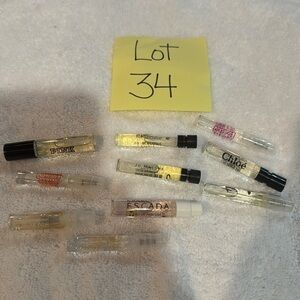 10 NEW Sample Perfumes EDP EDT Pink Coach Kate Spade Escada Ed Hardy Malone #34
